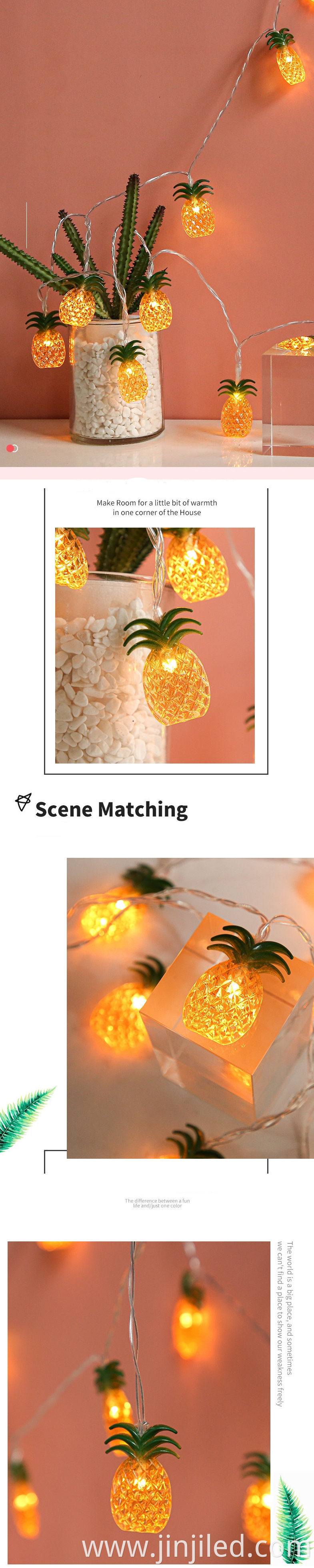 LED Pineapple Shaped Light String